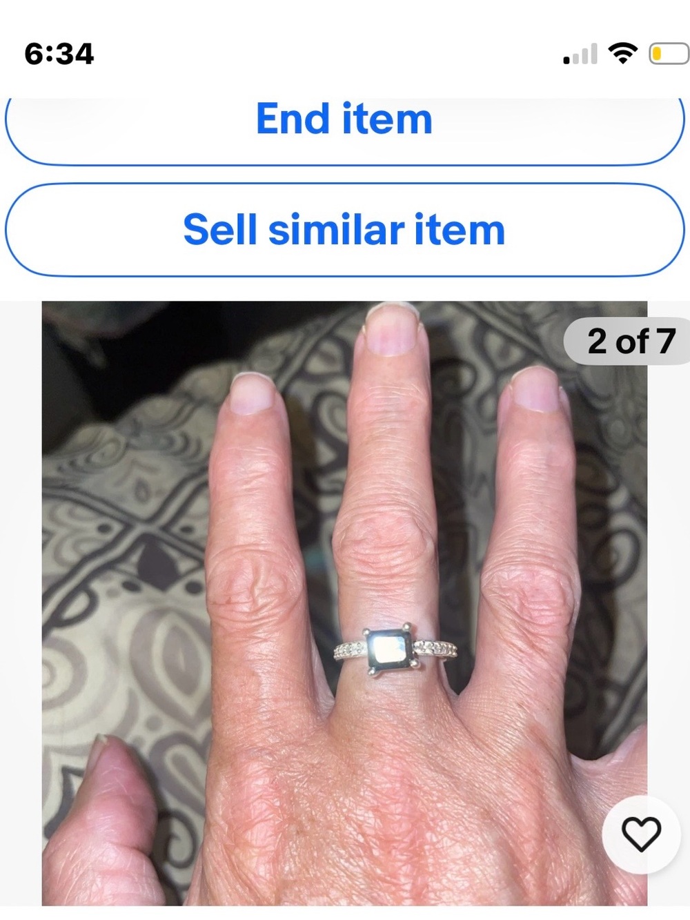 Certified Green Diamond Ring